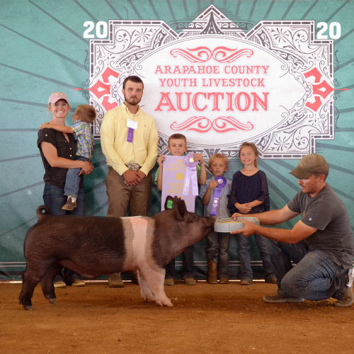 2020 Arapahoe County Reserve Champion Market Swine